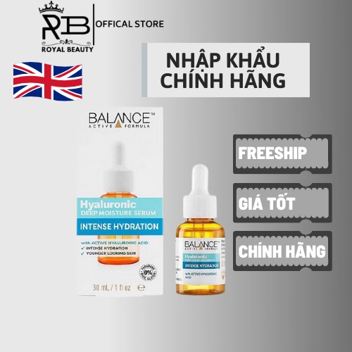 Tinh Chất Dưỡng Ẩm, Cấp Nước Cho Da Hyaluronic Acid Balance Active Formula 30ml