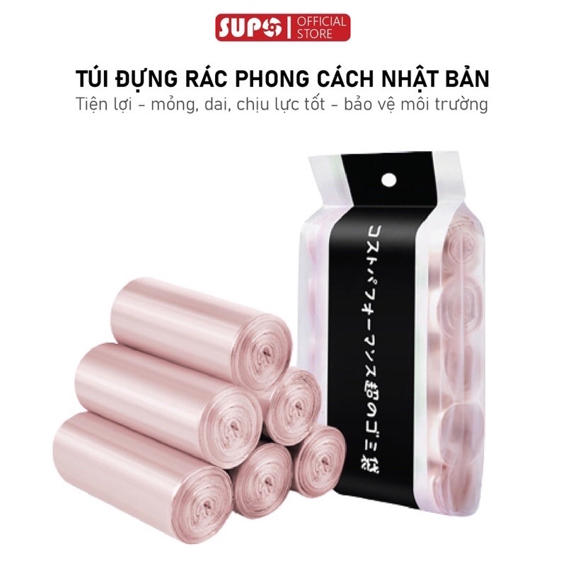 Túi Đựng RácCAM KẾT CHUẨNCOMBO SÉT 5 Cuộn Túi Đựng Rác Công Ngệ Nhật Bản Tự Phân Huỷ(TUYỂN SỈ)