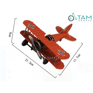 Mô hình máy bay sắt cổ điển Vintage TAN