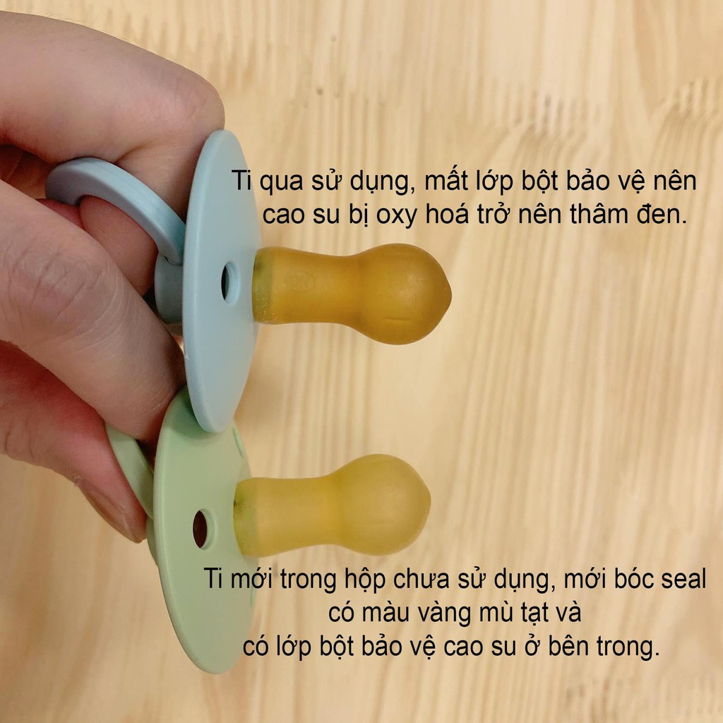 Ti giả Bibs Đan Mạch chính hãng (tặng kèm nắp trứng)