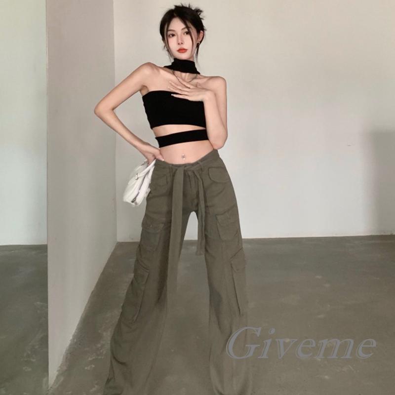 Áo Croptop Không Tay Hở Lưng Màu Trơn Thời Trang Mùa Hè Cho Nữ