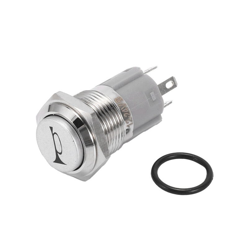 Nút BấM Còi LED 12V 16mm Cho Xe Hơi