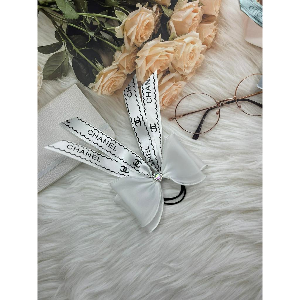 Dây Chun Buộc Tóc Đính Nơ Tiểu Thư Dành Cho Nữ, Cho Bé Gái Hàng Loại Đẹp (CC6)