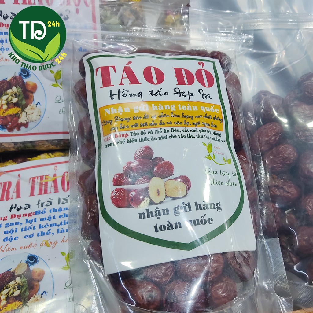 Táo đỏ Tân Cương chín sấy khô, tốt cho giấc ngủ, tốt cho tim mạch, hàng loại 1 [250gr - 500g - 1kg] | Kho thảo dược 24h