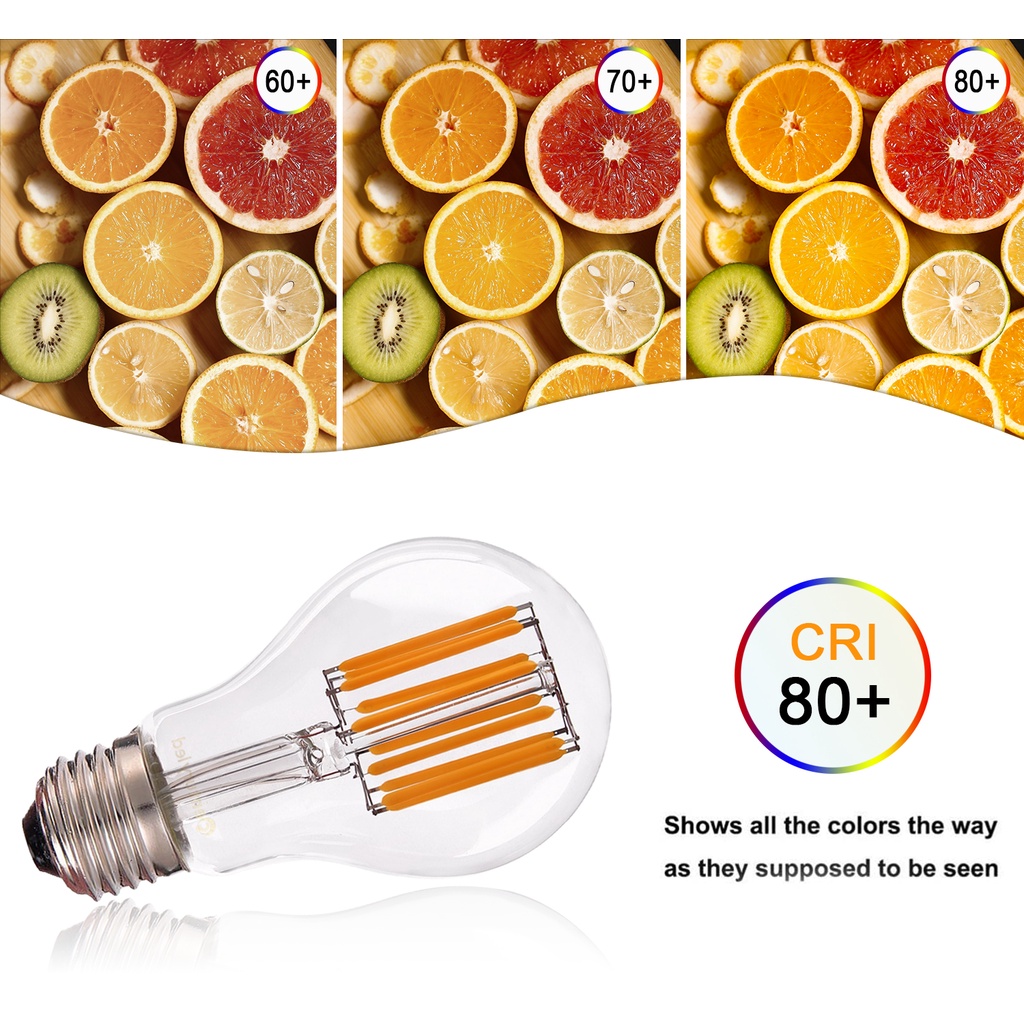 Bóng đèn LED Dây Tóc A19 4W 6W 8W 10W E27 220V