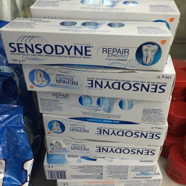 Kem đánh răng Sensodyne đủ loại hàng Đức