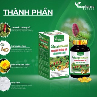 Green health: tinh dầu thông đỏ- sâm ngọc linh