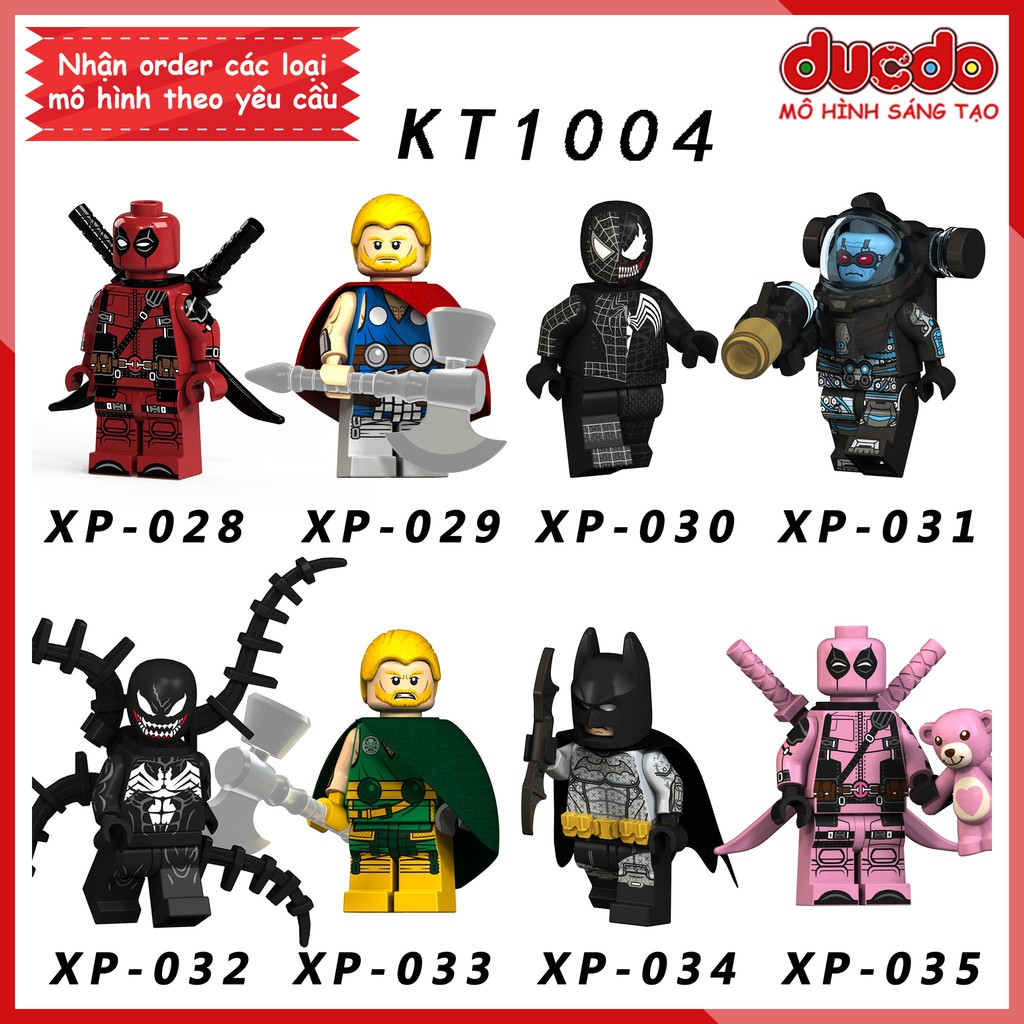 Minifigures các nhân siêu anh hùng tuyệt đẹp - Đồ Chơi Lắp Ghép Xếp Hình Mini Mô hình Iron Man Koruit KT1004