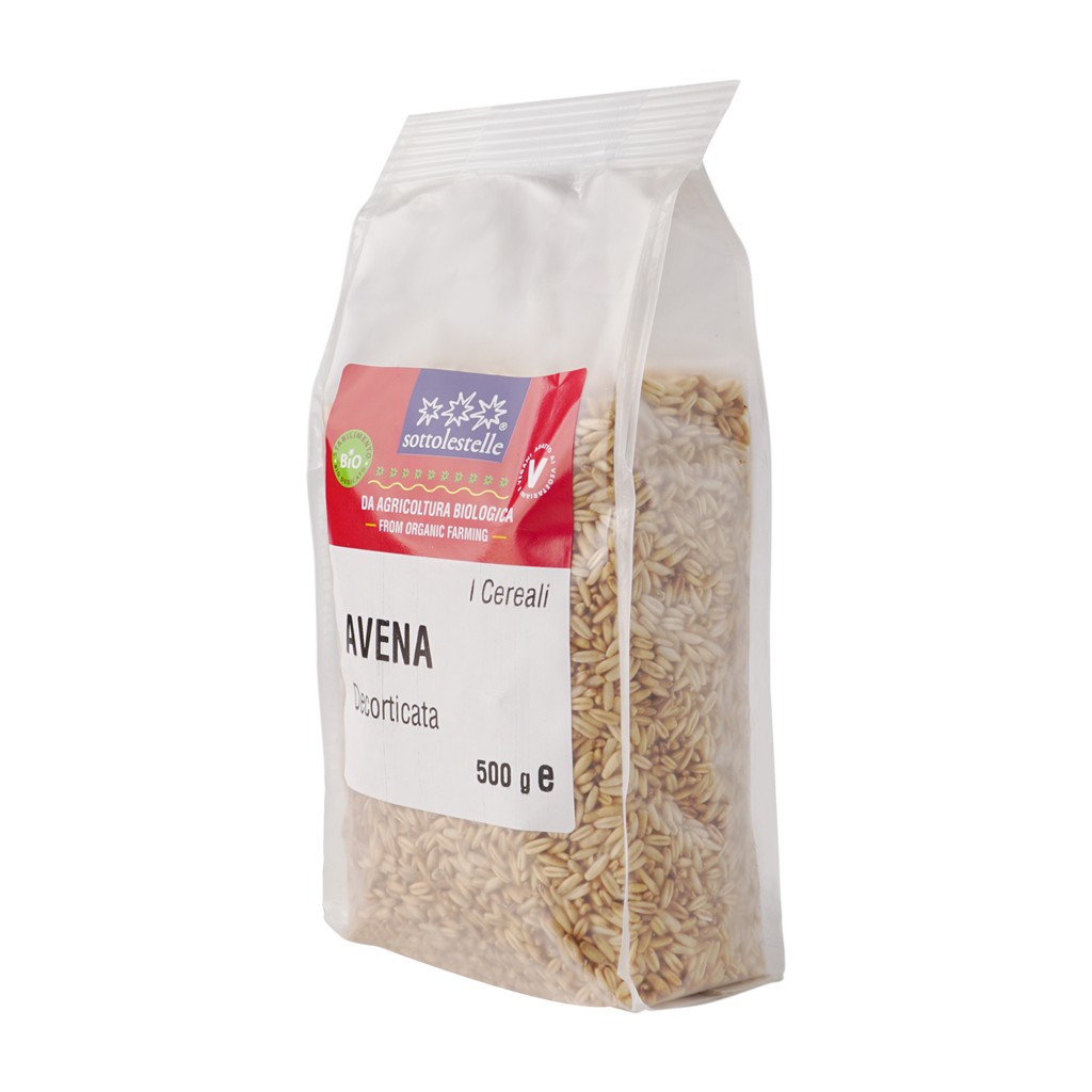 Hạt yến mạch hữu cơ đã bóc vỏ( avena Nuda ) 500g Sotto Organic Hulled Oats