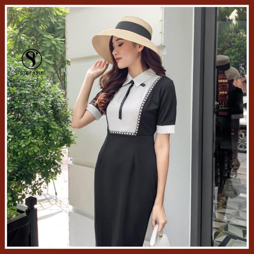 Váy Body - Đầm Công Sở form chuẩn , chất vải XLeo cao cấp, gọn người che bụng Stefanie | BigBuy360 - bigbuy360.vn