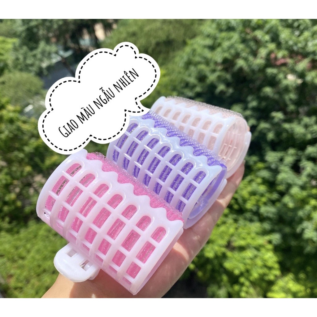Lô cuốn tóc tự dính có kẹp chắc chắn giá rẻ - Selenshop