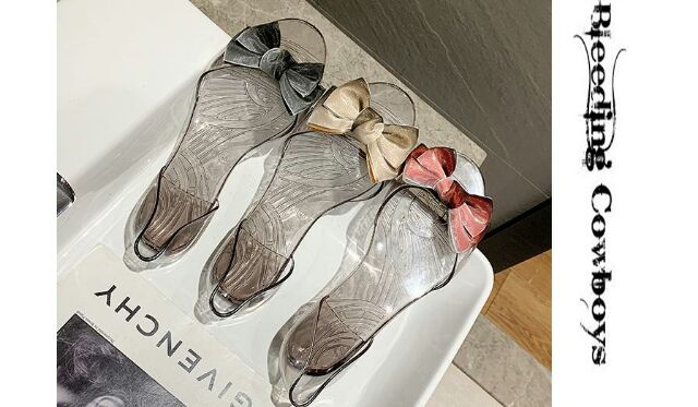 Giày nhựa nơ phối màu đẹp sang chảnh  kèm video