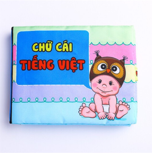 Sách Vải- Chữ Cái Tiếng Việt- Made in Vietnam