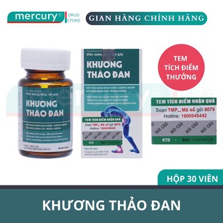 Viên uống giảm đau xương khớp Khương Thảo Đan 30 viên