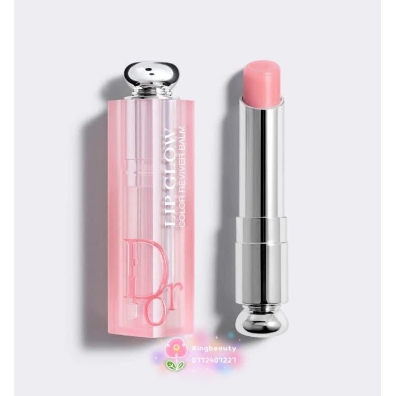 [𝐌𝐚̂̃𝐮 𝐌𝐨̛́𝐢 𝟐𝟎𝟐𝟏 - 𝐍𝐨 𝐛𝐨𝐱] Son Dưỡng Dior Addict Lip Glow Màu 001 Pink Mẫu Mới