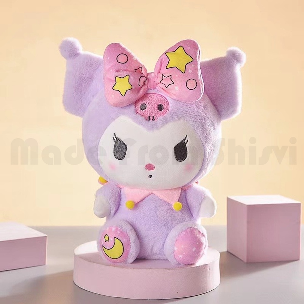 SANRIO Thú Nhồi Bông Hình Cinnamoroll Kuromi Hello Kitty 25cm Dễ Thương