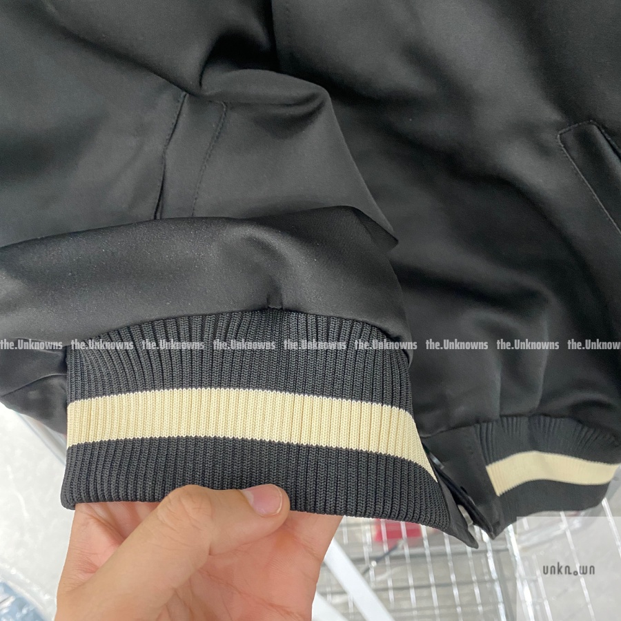 👑👑 - Áo Khoác Bomber FEAR OF GOD Satin MANUEL, Áo jacket FOG Satin cao cấp full túi tag