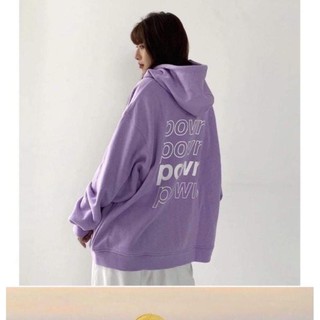 Áo khoác nữ fomr rộng Hàn Quốc, áo hoodie nữ form rộng có dây kéo đi học powr