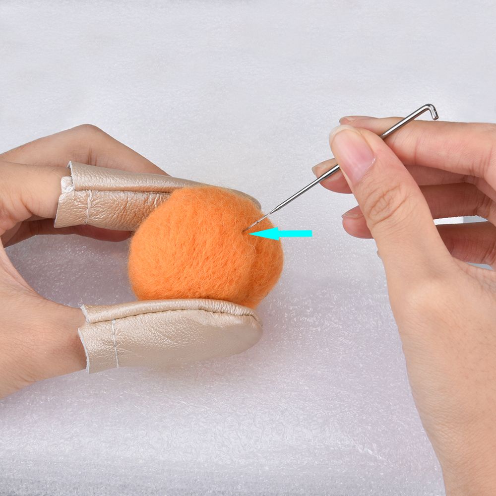 LAKAMIER  65PCS Felting Needles suit DIY Craft Sewing Fabric Tools Wooden Handle Holder