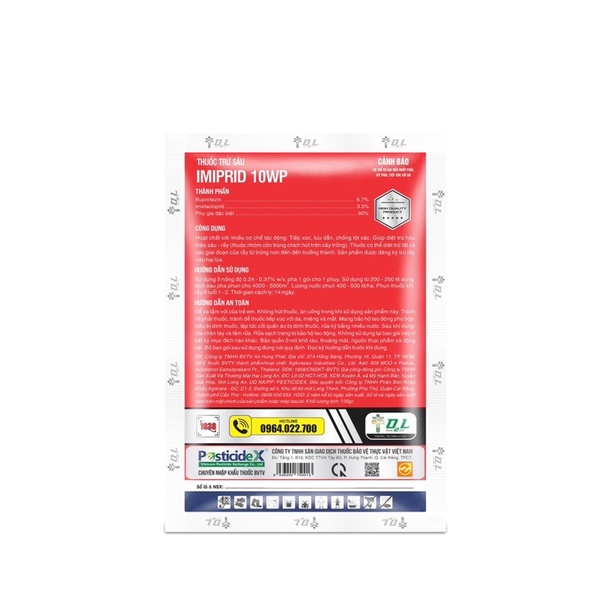 Hết sạch các loại rầy xanh - rầy nâu - rầy cám trên cây trồng - Đã có IMIPRID 100GR
