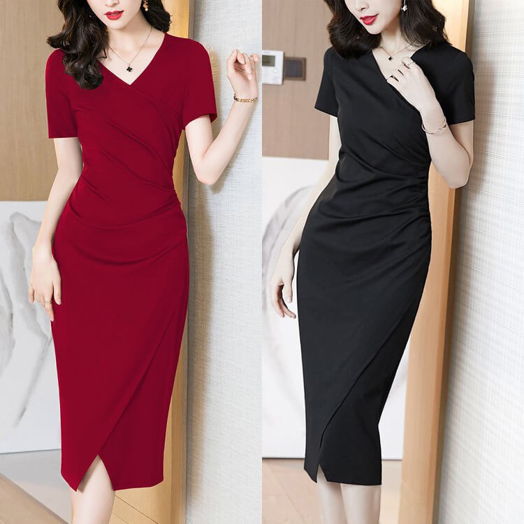 ĐẦM ÔM BODY NHÚNG EO SANG TRỌNG - K187