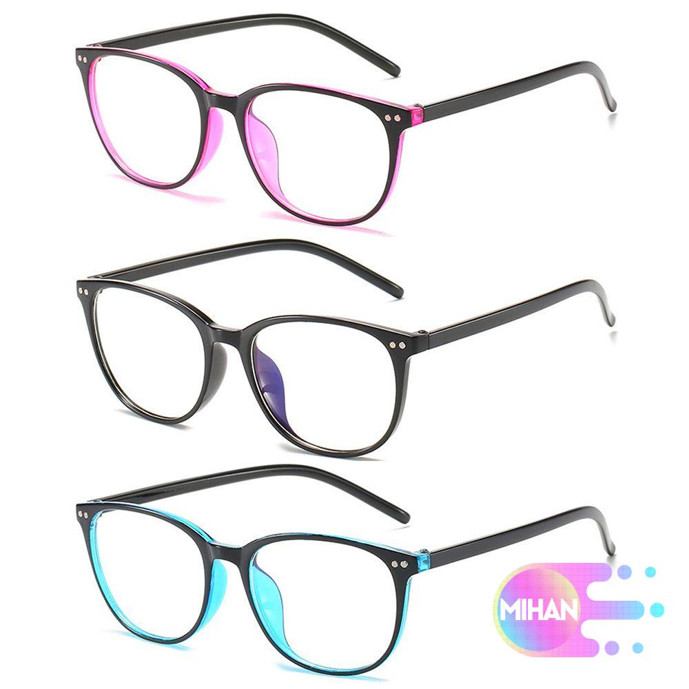 Mắt Kính Gọng Tròn Chống Ánh Sáng Xanh Thời Trang Cho Nam Nữ Mihan1