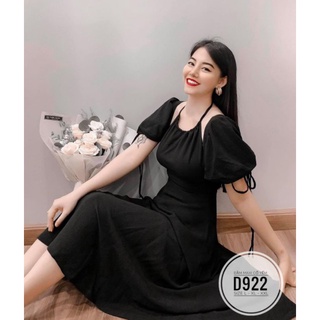 ĐẦM MAXI CỘT NƠ CỔ YẾM