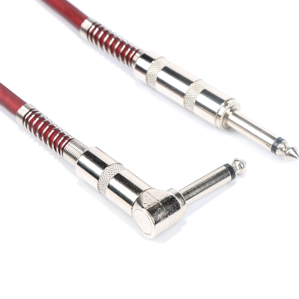 【1.5m/3m/5m/10m】Dây cáp chuyển đổi âm thanh giắc cắm 6.35mm sang 6.35mm 1/4 &quot; dài cho đàn ghi-ta