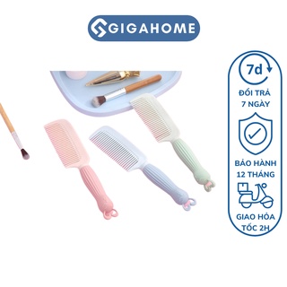 Lược chải tóc tay cầm hình thỏ đáng yêu gigahome chống tĩnh điện 9909