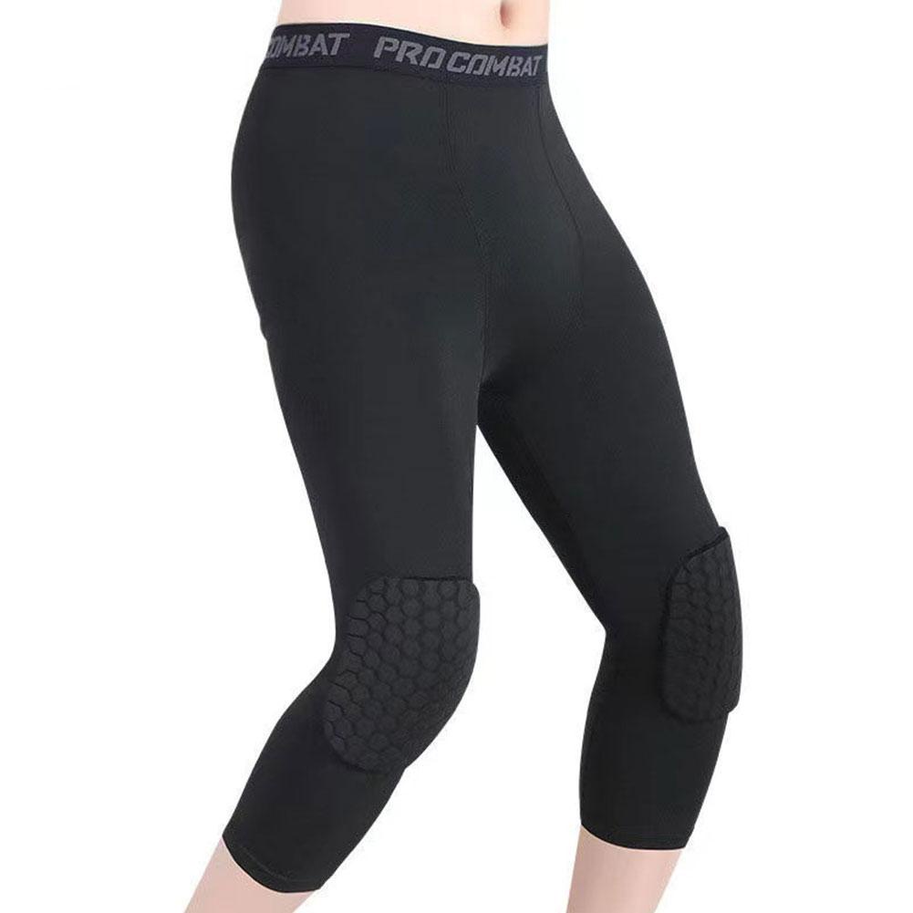 Quần Legging Lục Giác Co Giãn U8Z4 Bảo Vệ Đầu Gối Khi Chơi Bóng Rổ Cho Nam