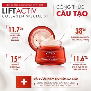 Kem dưỡng Vichy Collagen Peptide chống lão hoá