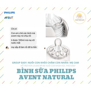 [FREESHIP] Bình Sữa 𝗣𝗵𝗶𝗹𝗶𝗽𝘀 𝗔𝘃𝗲𝗻𝘁 𝗡𝗮𝘁𝘂𝗿𝗮𝗹 125/260ML Chính Hãng