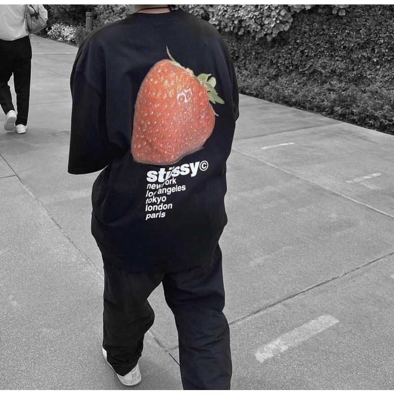 Áo Thun Stussy Strawberry 100% CÓ SẴN