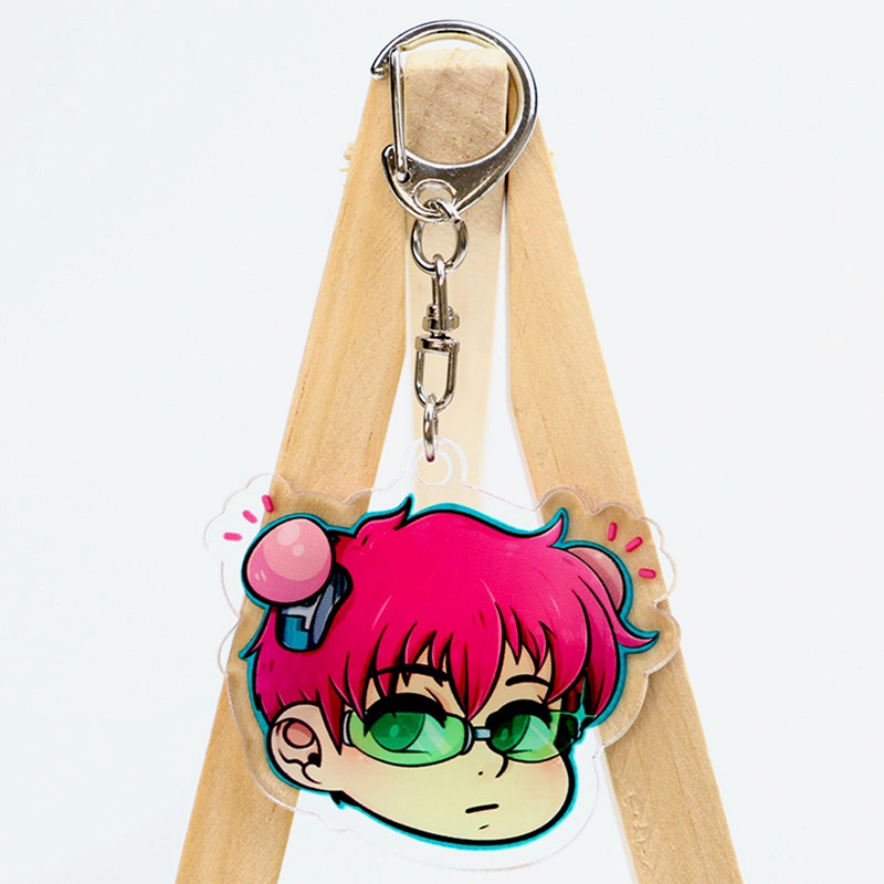Móc Khóa Nhựa Acrylic Họa Tiết Hoạt Hình Anime The Disastrous Life Of Saiki K. Saiki Kusuo