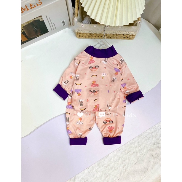 Bộ dài tay thun lạnh cổ 3 phân MS457