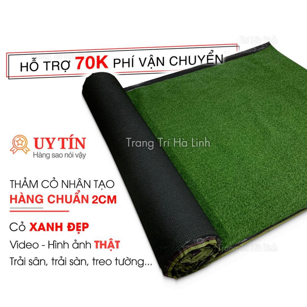 [BÁN CHẠY] Thảm Cỏ Nhân Tạo Giá Rẻ 2cm Hàng Chuẩn Trang Trí Sân Vườn, Treo Dán Tường, Trong Nhà