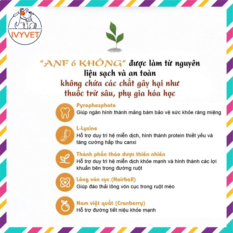 Thức ăn cho chó hạt ANF 6Free Organic, Nature Kitchen gói 400g