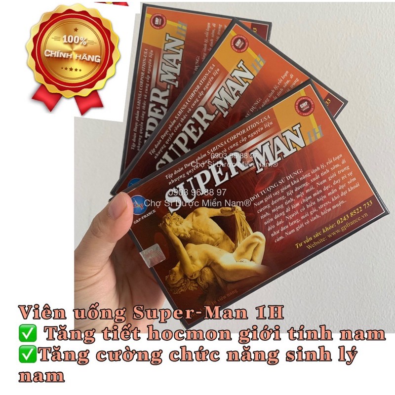 SUPER-MAN 1 GIỜ GP - CHỢ SỈ DƯỢC MIỀN NAM