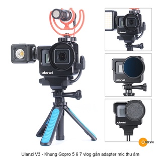Khung Vlog quay phim Ulanzi V3 Pro Cho GoPro New 2019