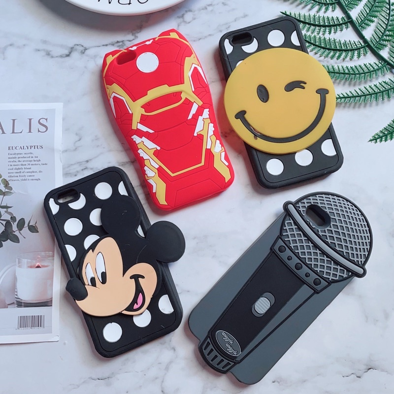 Ốp Lưng iPhone 6/6s Silicone Thú Dẻo Hình Dễ Thương