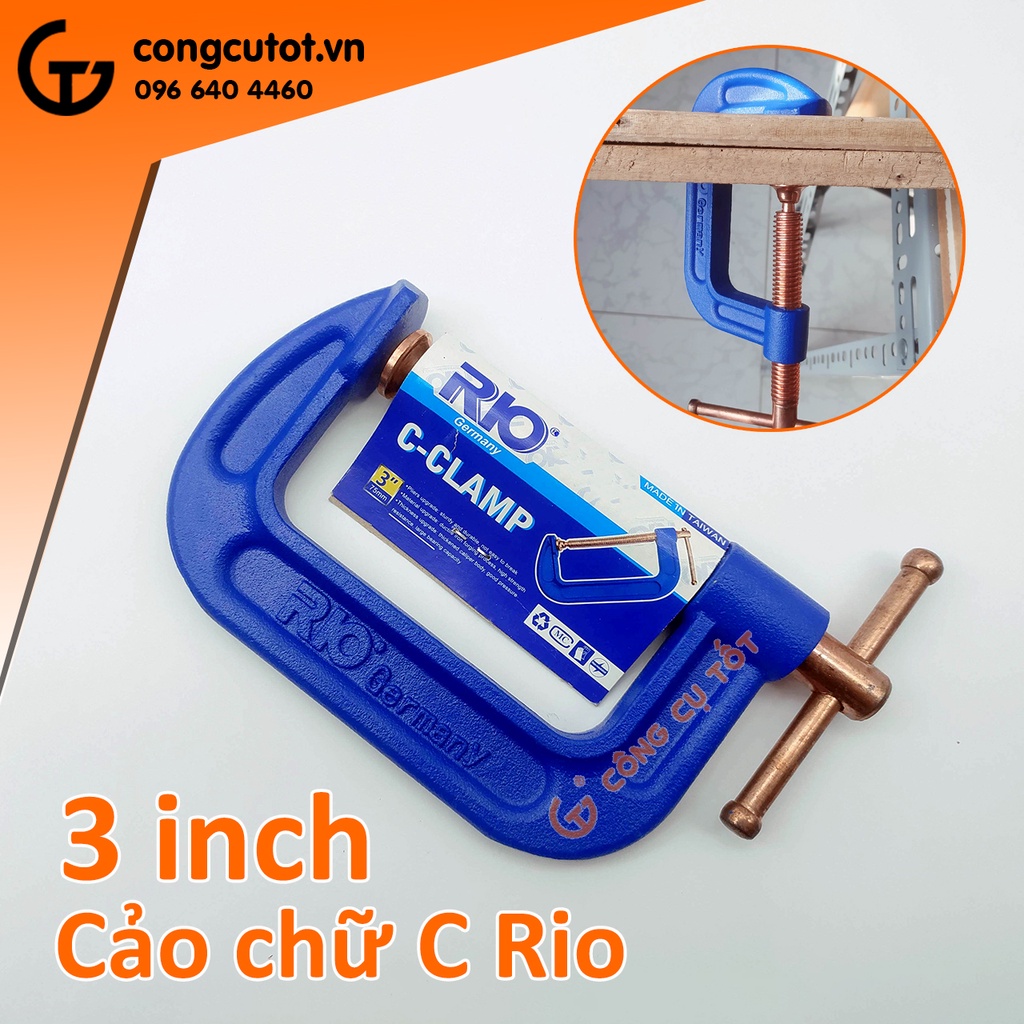 Cảo chữ C bằng sắt rèn dập nóng Rio Đài Loan