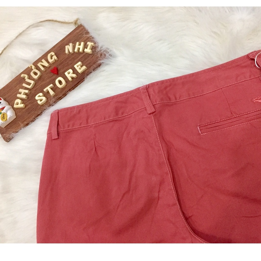 Quần Lửng Kaki Thun Màu Be / Màu Beige / Quần Lửng Nữ Trơn Basic