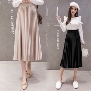 Chân váy xếp ly nhung hàng siêu đẹp