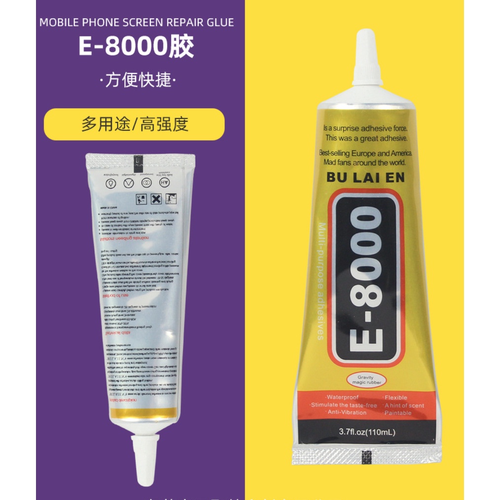 Keo đính đá, kim cương trang sức E-8000, Keo dán ron, keo dán màn hình, kính,linh kiện điện thoại và các chi tiết nhỏ