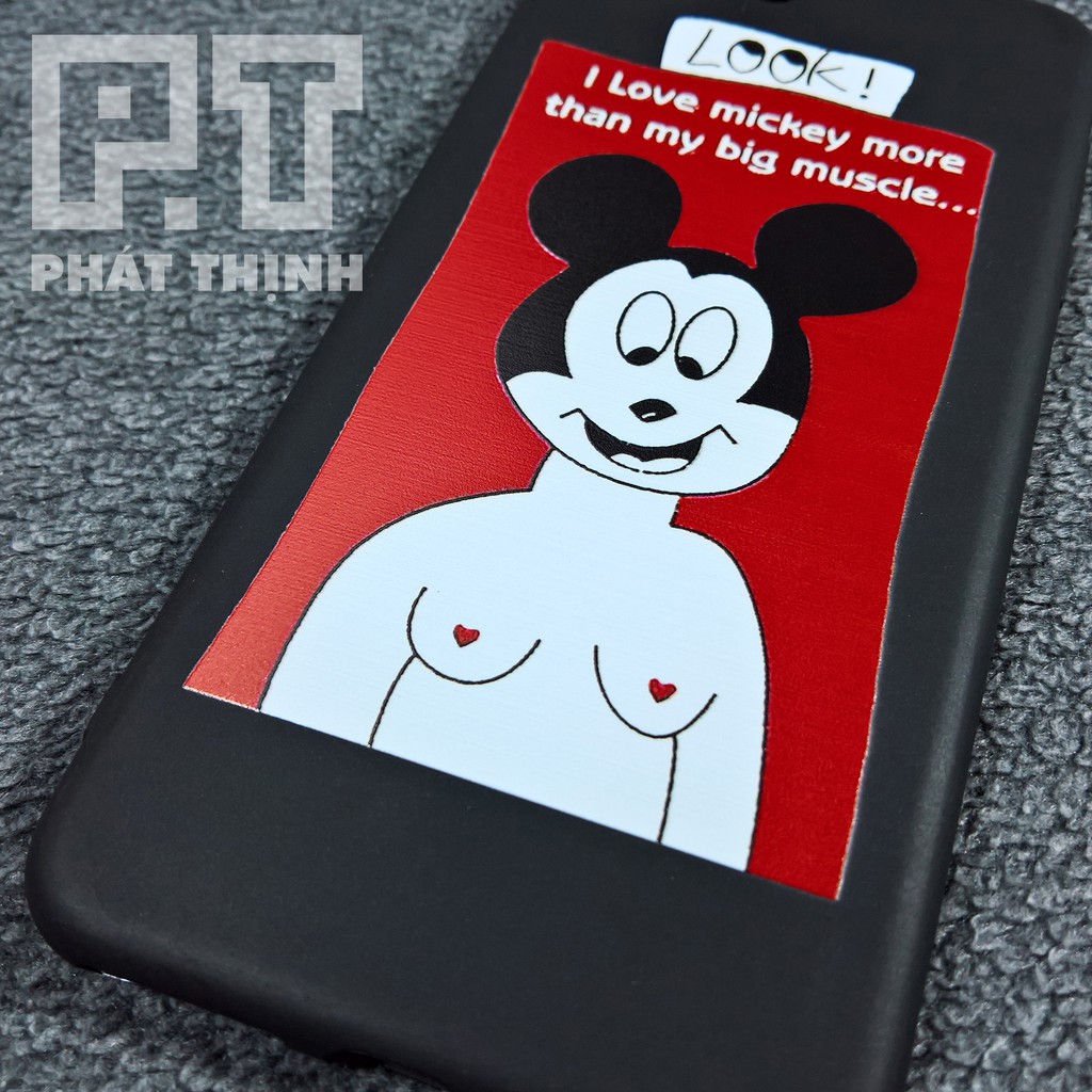 Ốp Lưng Cao Cấp Cho iPhone 7 Plus - Hình Chuột Mickey - Mới (2017) 5.5-inch Thiết kế tinh tế