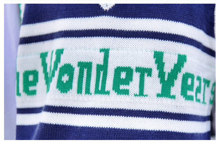 Áo ghi lê dệt kim phong cách sinh viên cho nữ | BigBuy360 - bigbuy360.vn