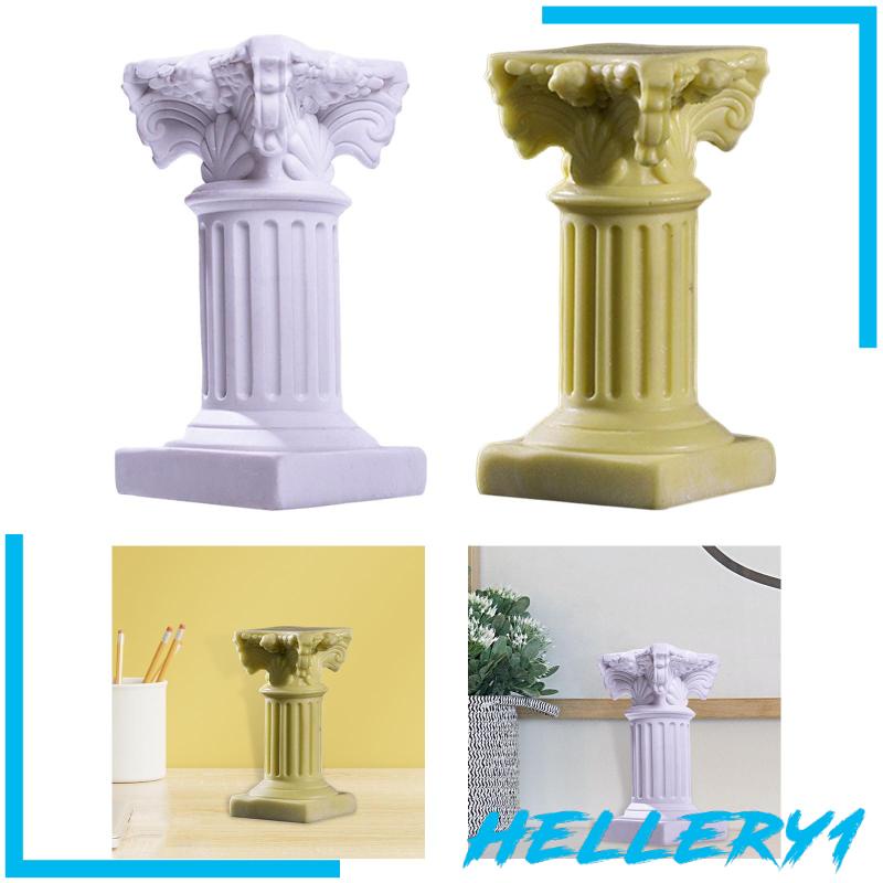 [Hellery1] Chân Đứng Cột Tiểu Cảnh La Mã Để Bàn Trang Trí Phong Cảnh Hy Lạp