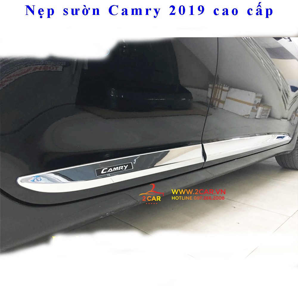 Nẹp sườn, Nẹp hông xe Toyota Camry 2019 2020 2021 cao cấp