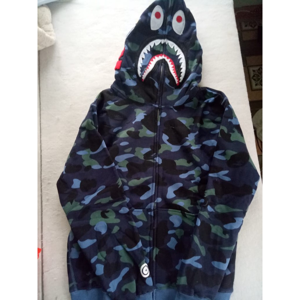 Áo khoác Bape camo /jacket bape camo/áo khoác bape xanh 1 màu | BigBuy360 - bigbuy360.vn