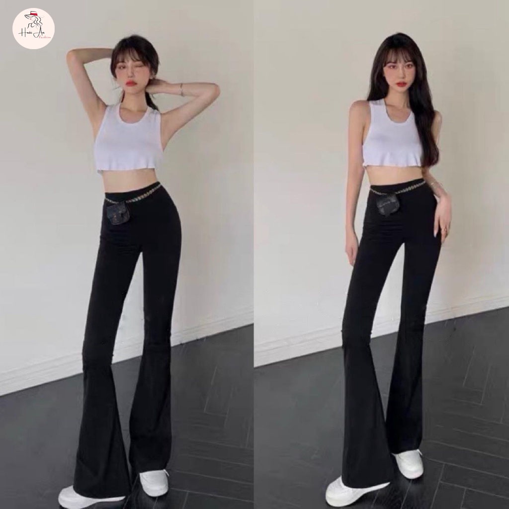 QUẦN LEGGING ỐNG LOE DÁNG DÀI SIÊU TÔN DÁNG 888